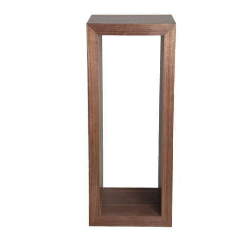 Tiess naturel houten fineer sokkel open
