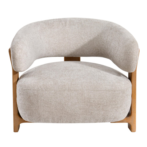 Mire Crème Fauteuil Legacy 15 Duifgrijs Rubberhout