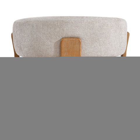 Mire Crème Fauteuil Legacy 15 Duifgrijs Rubberhout
