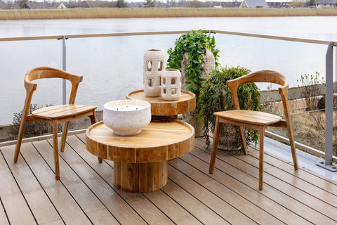 Tiera Naturel hoge salontafel