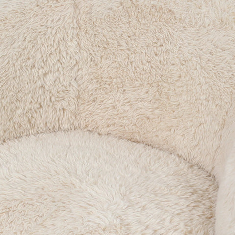 Aphrodite fauteuil klein bont beige