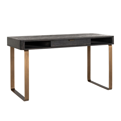 Bureau Blackbone Messing zwart rustiek
