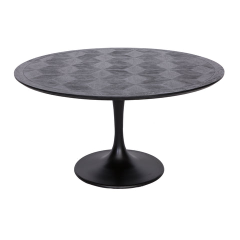 Eettafel Blax zwart Ø140