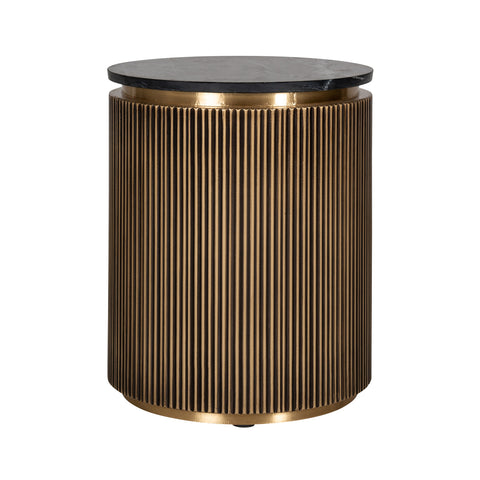 Bijzettafel Ironville goud 50Ø
