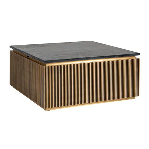 Salontafel Ironville goud 90x90