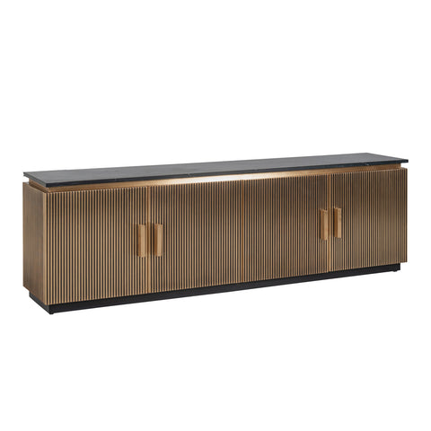 TV-meubel Ironville goudkleurig
