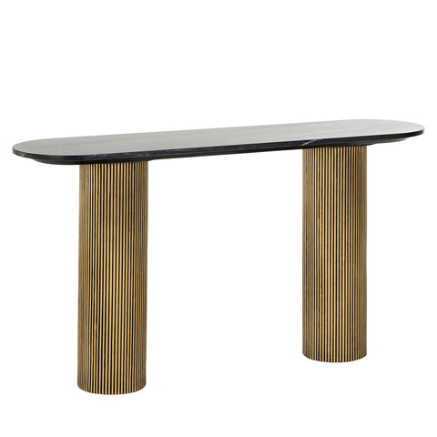 Consoletafel Dayton zwart/goud