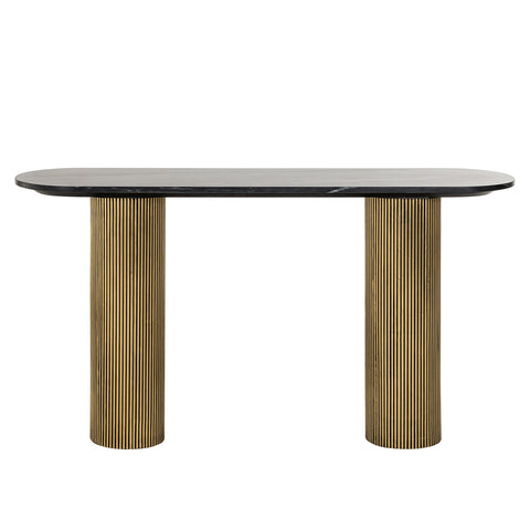 Consoletafel Dayton zwart/goud