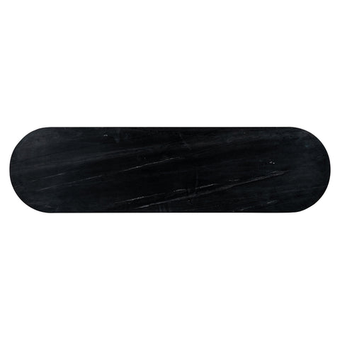 Consoletafel Dayton zwart/goud