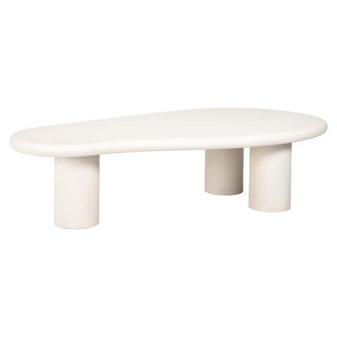 Salontafel Bloomstone wit 160x80