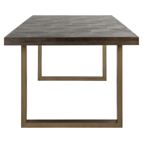 Eettafel Luxor bruine diamant 230