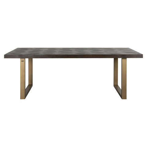Eettafel Luxor bruine diamant 230