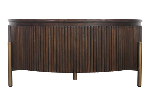 Salontafel Luxor bruin Ø95