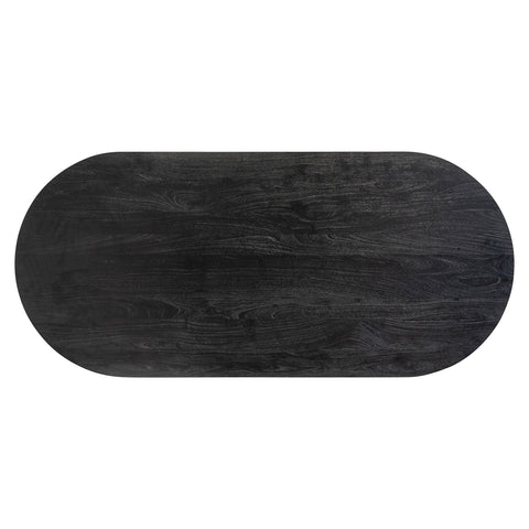 Eettafel Revelin zwart/goud 200