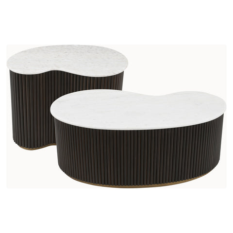 Salontafel Mayfield bruin (set van 2)