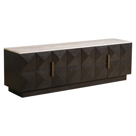 TV-meubel Claremont bruin
