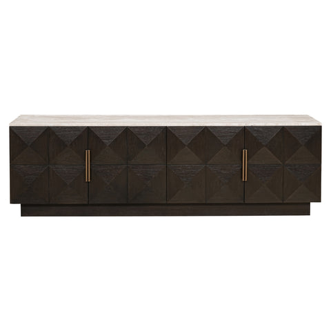 TV-meubel Claremont bruin