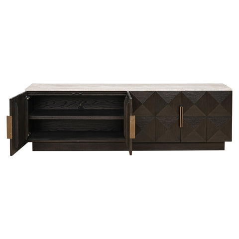 TV-meubel Claremont bruin
