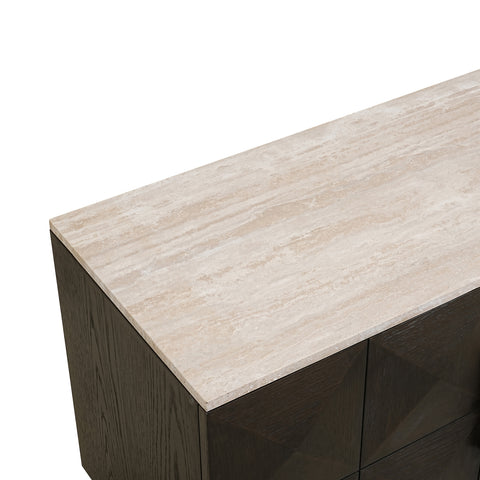 TV-meubel Claremont bruin