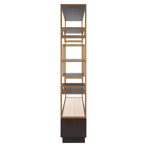 Wandkast Claremont bruin