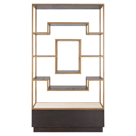Wandkast Claremont bruin