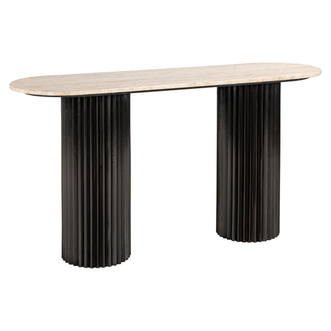 Consoletafel Hampton donkerbruin