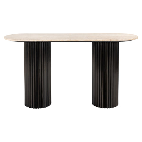 Consoletafel Hampton donkerbruin