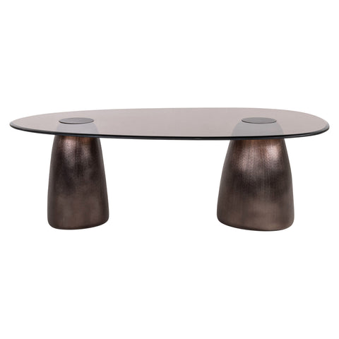 Salontafel Hayden brons ovaal