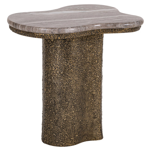 Bijzettafel Abandos antiek messing