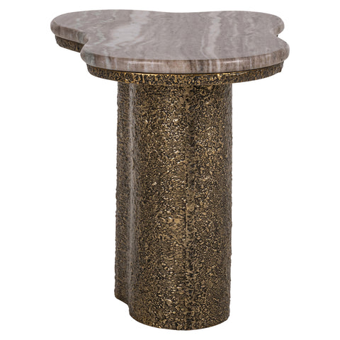 Bijzettafel Abandos antiek messing