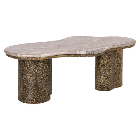 Salontafel Abandos antiek messing