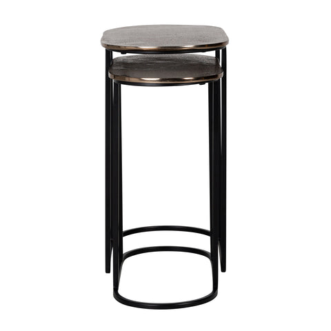 Bijzettafel Chandon champagnegoud (Set van 2)