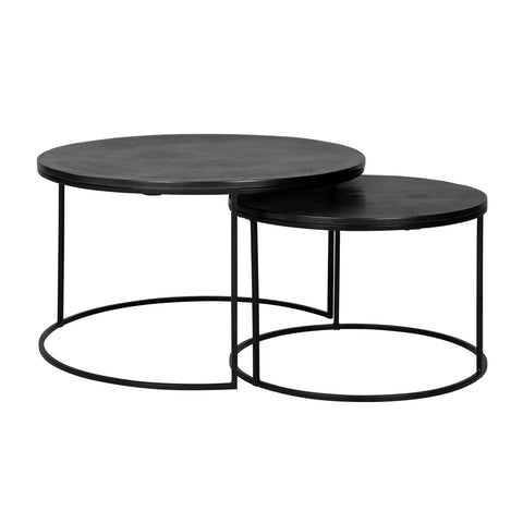 Salontafel Bolder zwart (set van 2)