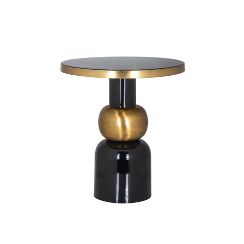 Bijzettafel Mose zwart 51Ø