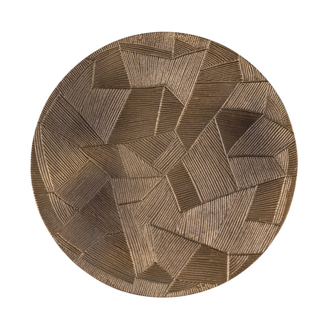 Bijzettafel Tulum geborsteld goud (set van 2)