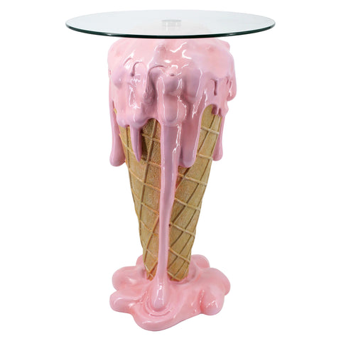 Bijzettafel Ice roze