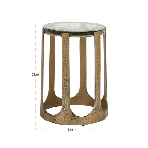 Bijzettafel Rixo goud