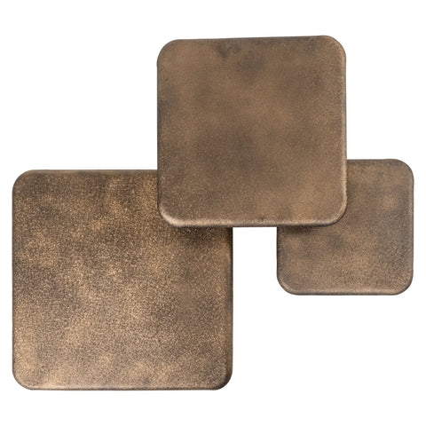 Salontafel Marlie goud (set van 3)