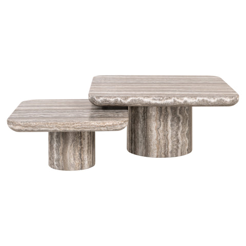 Salontafel Dulce grijs (denizly) (Set van 2)