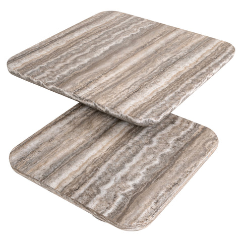 Salontafel Dulce grijs (denizly) (Set van 2)