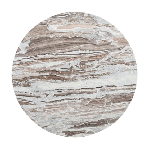 Eettafel Oberoy Blush-beige Ø130 cm
