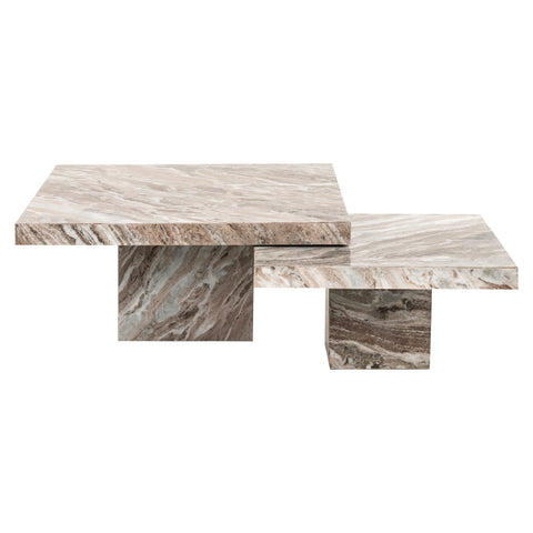 Salontafel Rashford Blush beige (Set van 2)