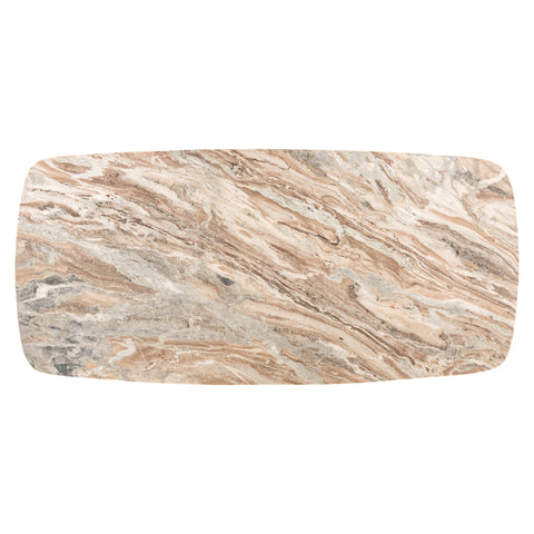 Eettafel Bottega Blush beige Deens ovaal 220