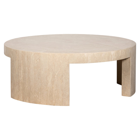 Salontafel Alexander Jones beige rond (Biltmore)