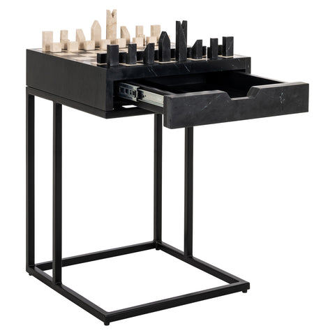Bijzettafel Davos zwart