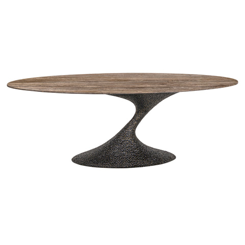 Eettafel Russo essenhout bruin ovaal 235