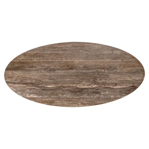 Eettafel Russo essenhout bruin ovaal 235