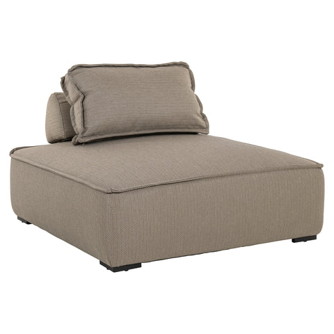 Buiten loungestoel Jondal taupe