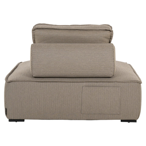Buiten loungestoel Jondal taupe
