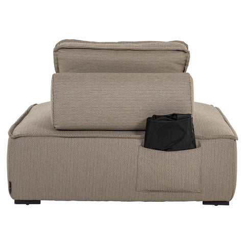 Buiten loungestoel Jondal taupe